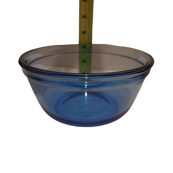Anchor Hocking Cobalt Blue Mixing Bowl 1 Qt USA Glass - Picture 2 of 6